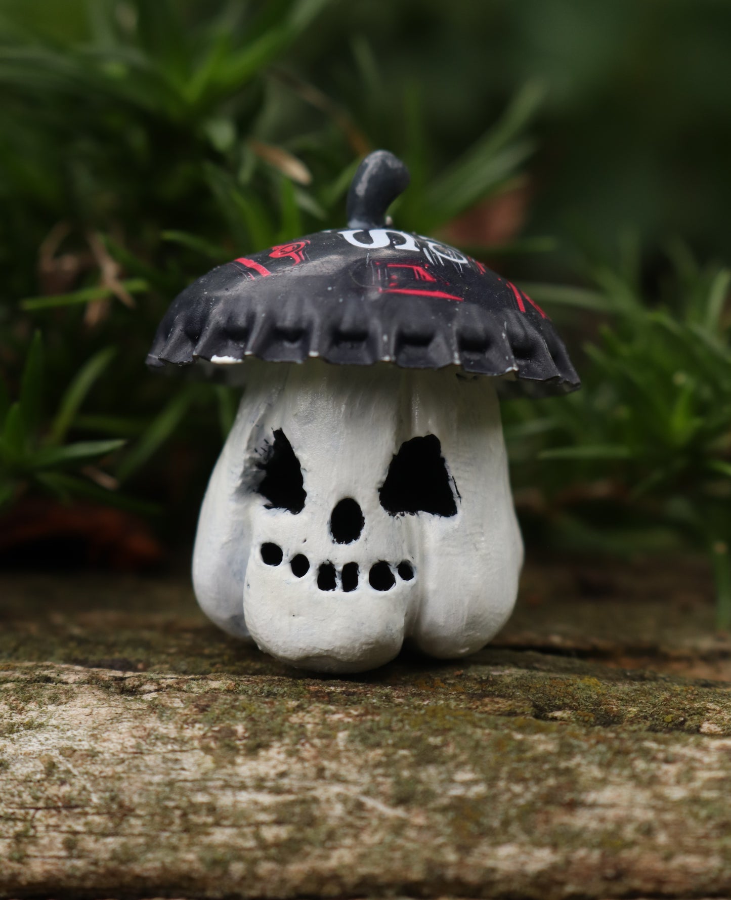 Halloween Bottle Cap Mushroom