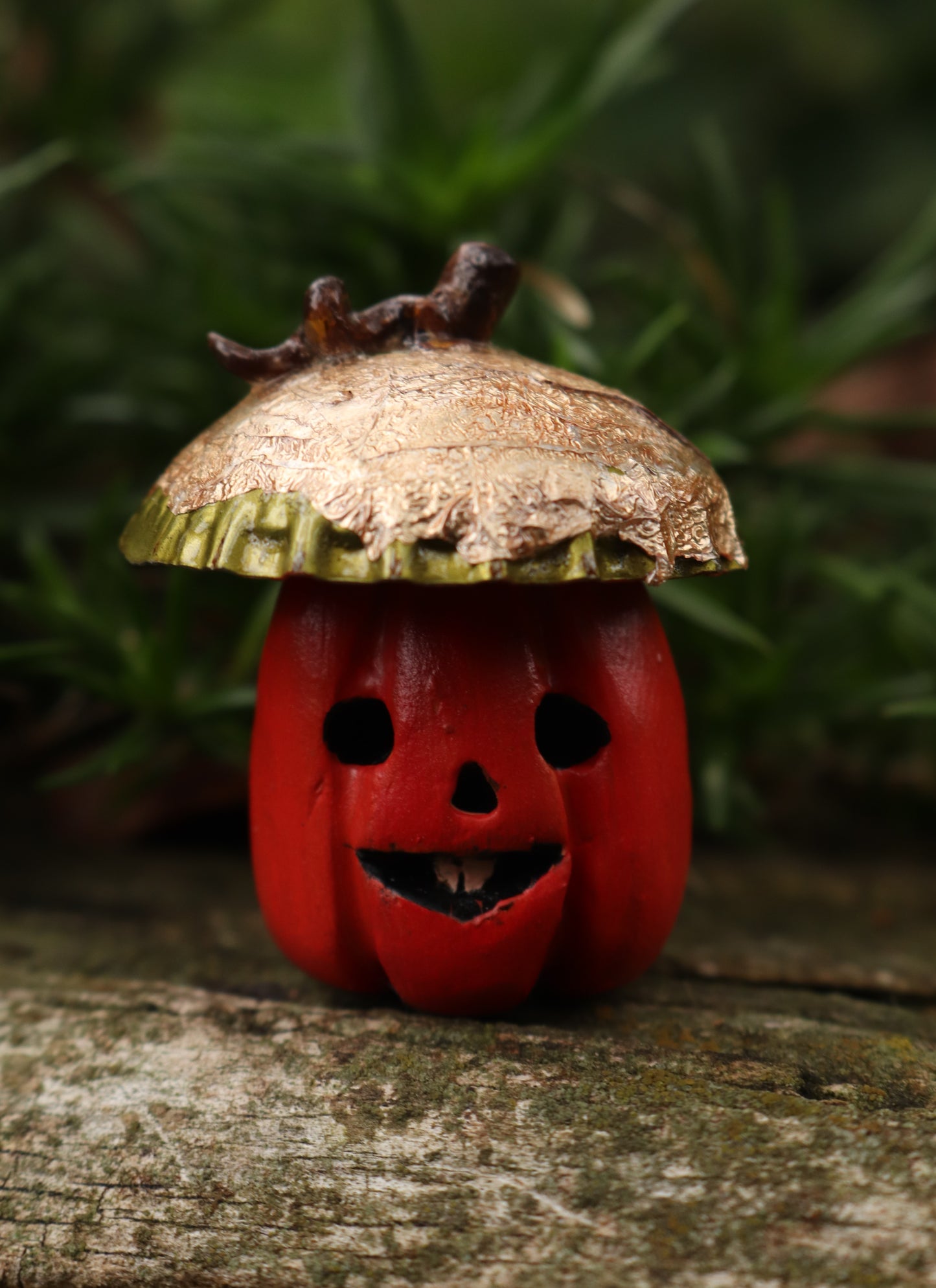 Halloween Bottle Cap Mushroom