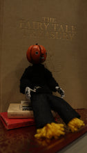 Load image into Gallery viewer, Pumpkin Head Art Doll
