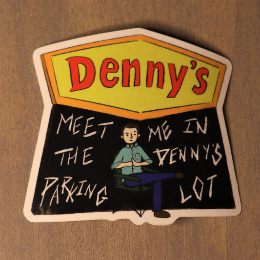 Denny's Parking Lot Sticker