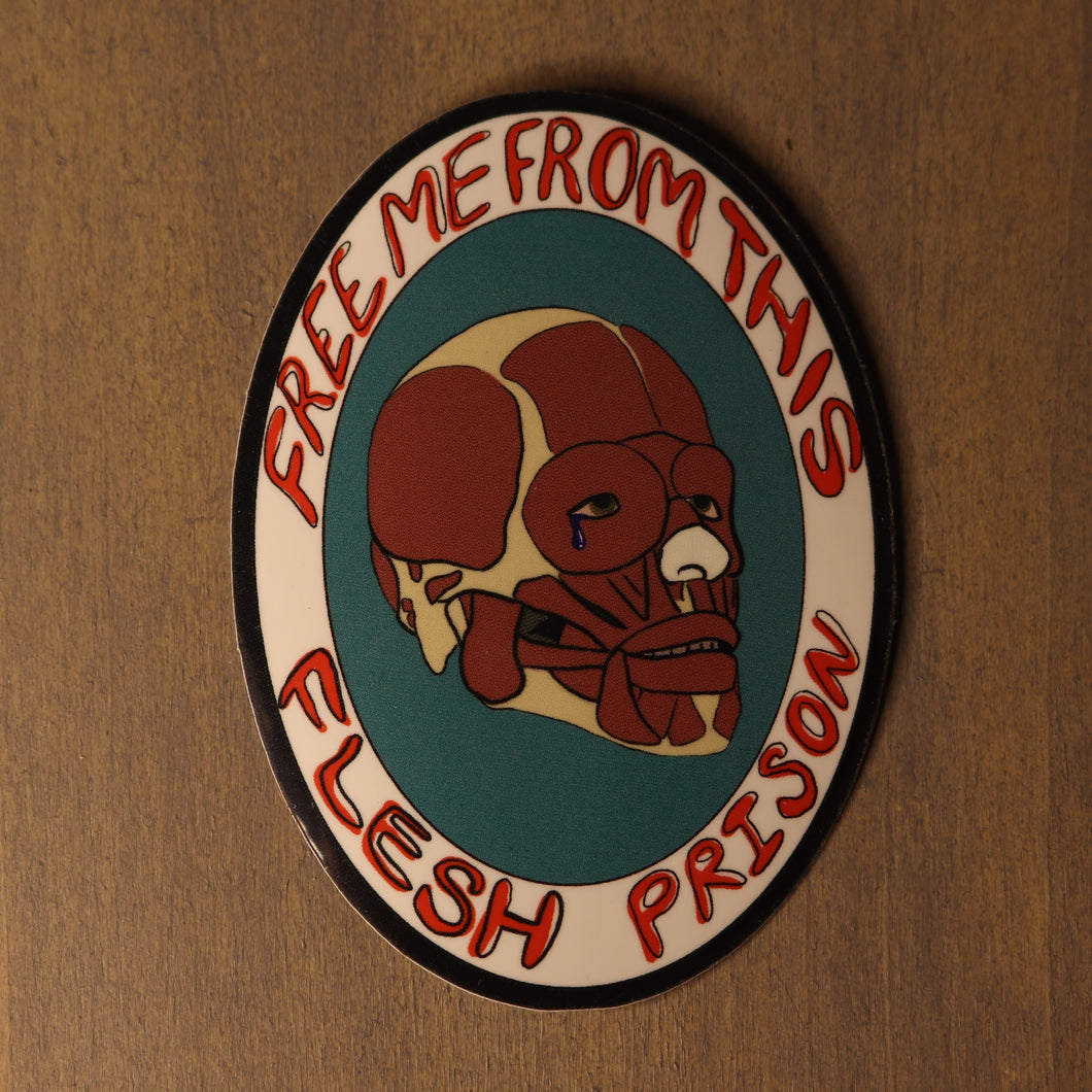 Free Me Vinyl Sticker